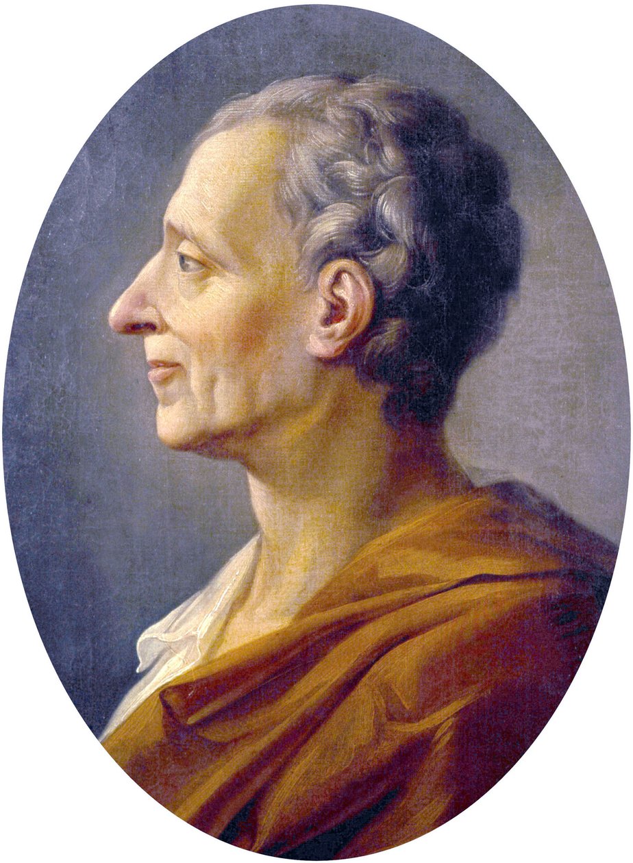 Retrato de Charles de Montesquieu de French School