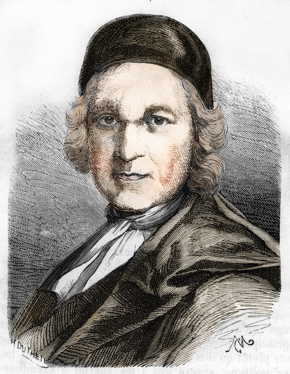 Retrato de Charles de Saint Evremond de French School