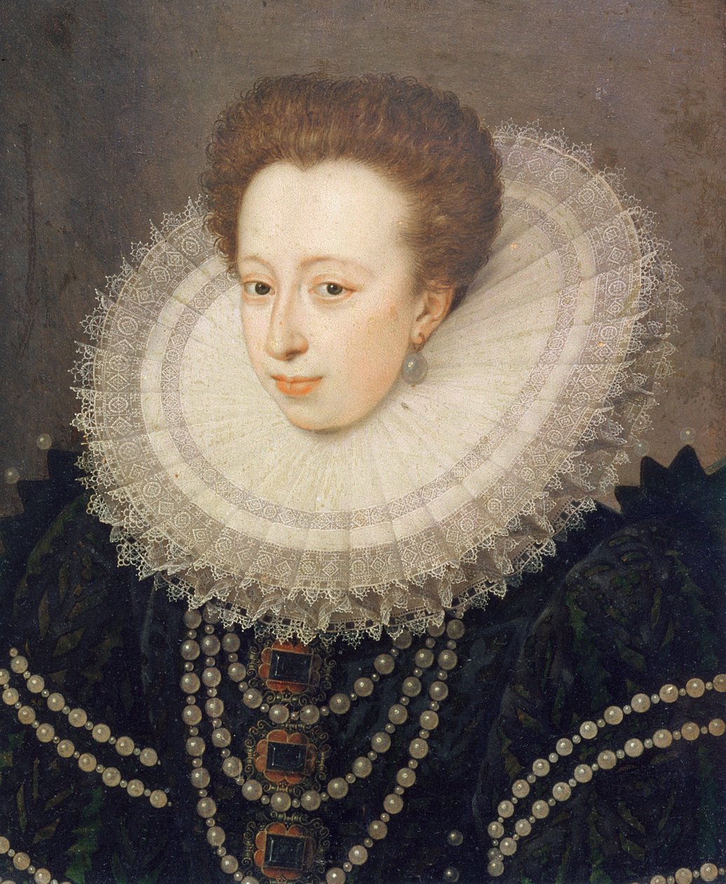 Retrato de Christine da Lorena (painel) de French School