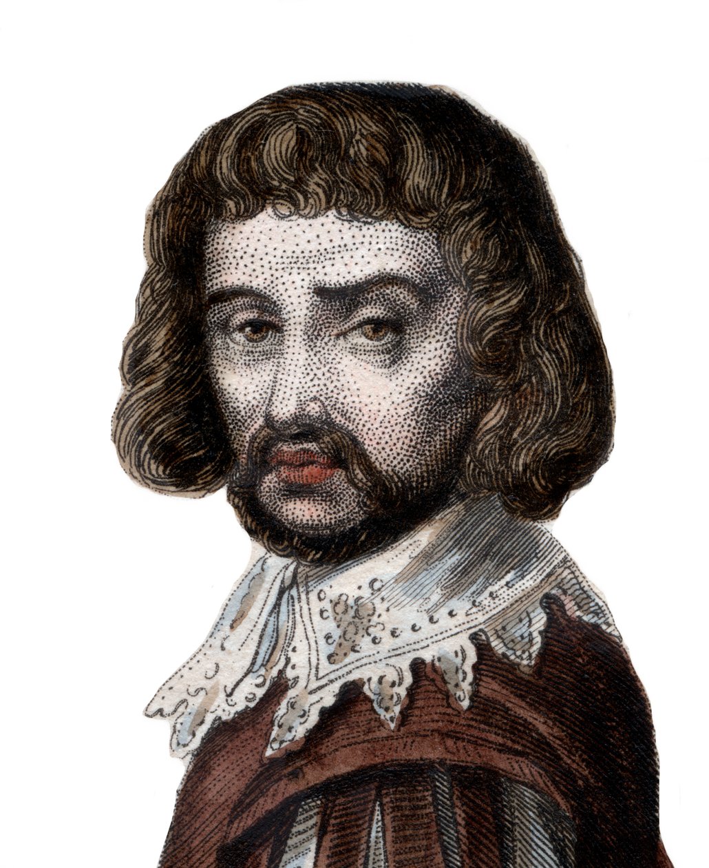 Retrato de Claude Gellee chamado Le Lorrain (1600-1682), pintor francês. de French School