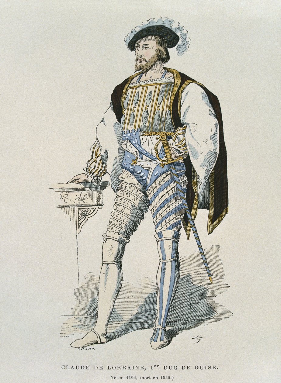 Retrato de Claude de Lorena (1496-1550) Duque de Guise de French School