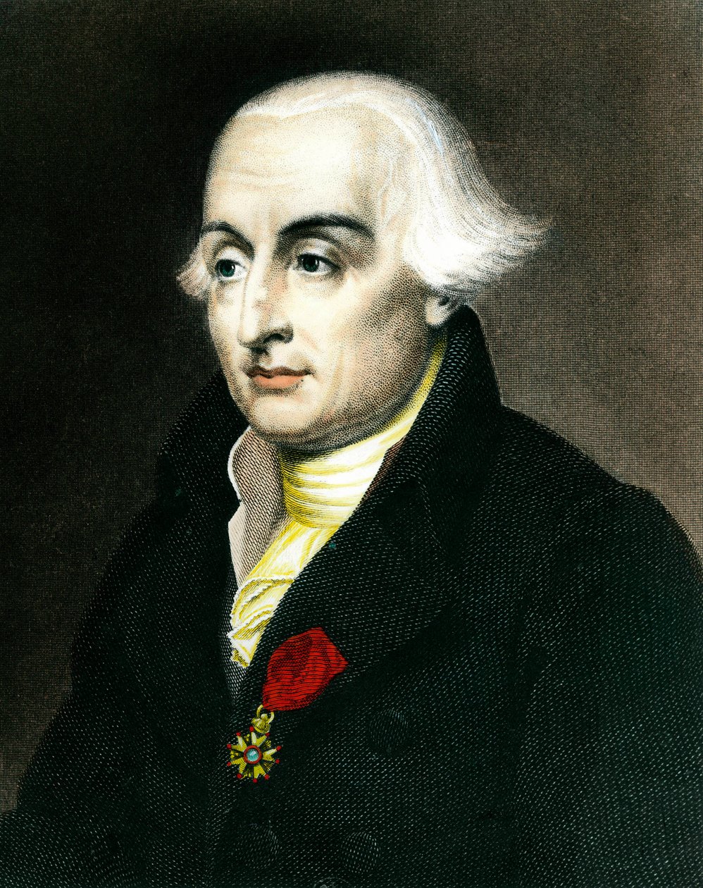 Retrato do Conde Joseph Louis de Lagrange (1736-1813), matemático francês. Gravura da Coleção Particuliere do século XIX de French School