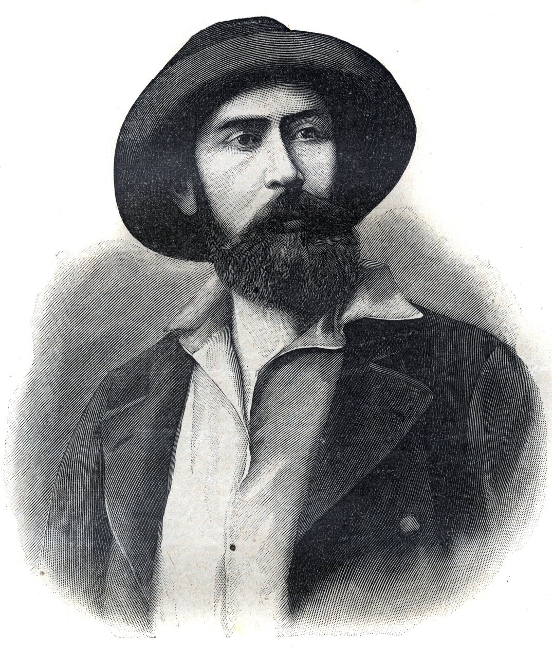 Retrato do Doutor Noel Eugene Ballay (1847-1902), explorador francês e administrador colonial, segundo governador-geral da África Ocidental francesa (AOF ou A.O.F.) Engraving 1902. Coleção privada. de French School