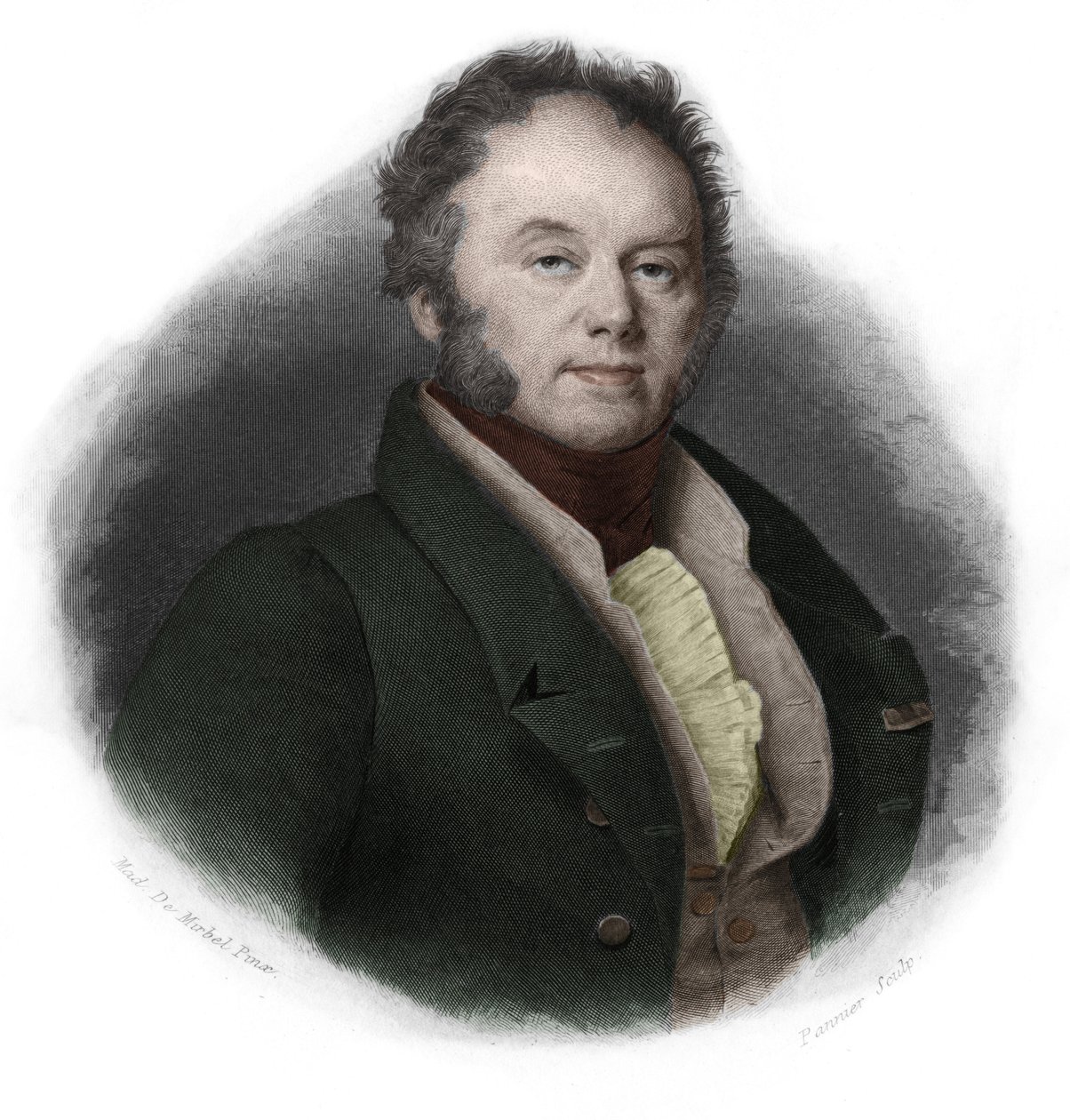 Retrato de Edouard, Duque de Fitz-James (Fitz James) (1776-1838), político francês. in "LIBRE DES SPEAKERS" de Louis de Cormenin Timon. 1842. Coleção privada. de French School