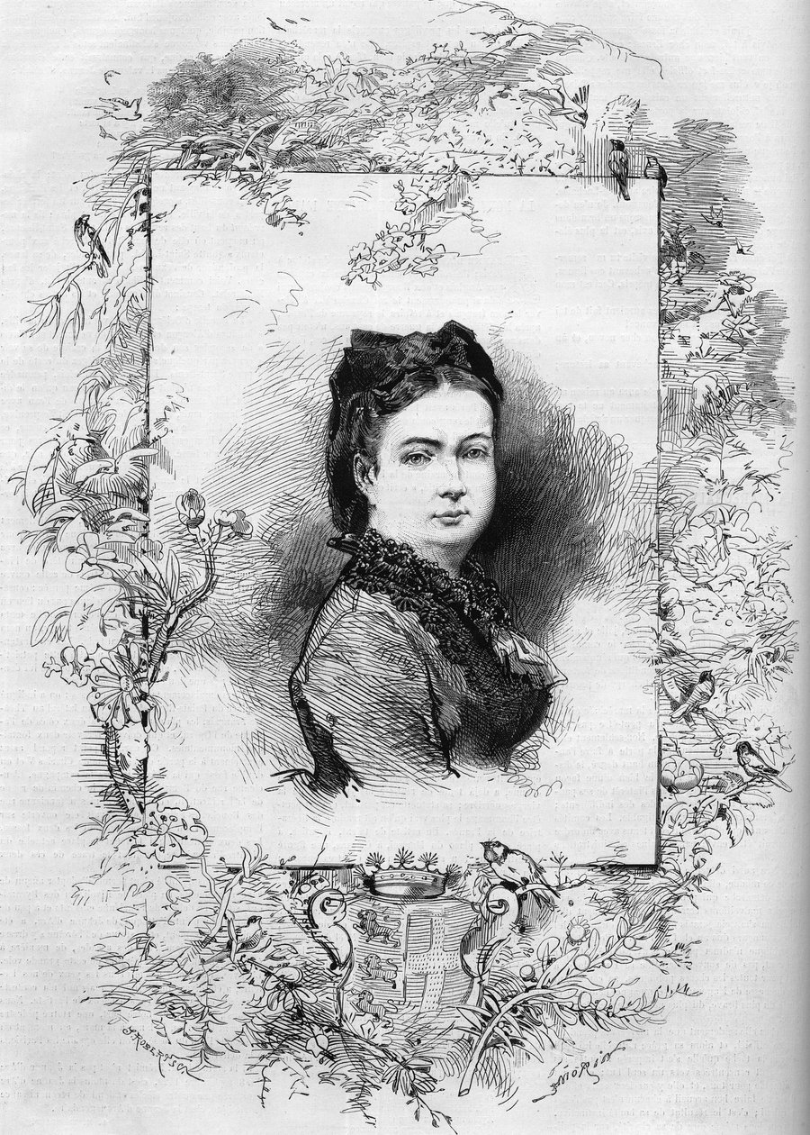Retrato de Elisabeth de Mac Mahon (nee Elisabeth de La Croix de Castries) de French School