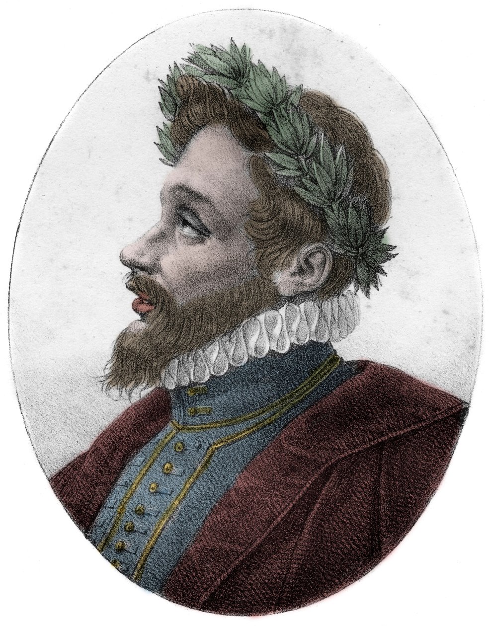 Retrato de Etienne Jodelle (Paris de French School