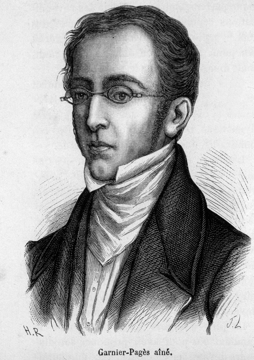 Retrato de Etienne Joseph Louis Garnier-Pages (Garnier Pages) (1801-1841), político francês de French School