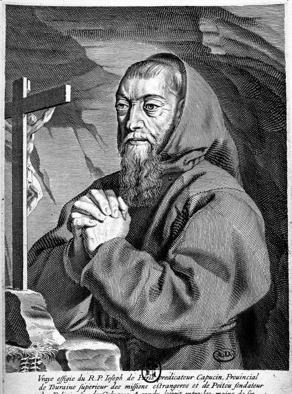 Retrato do Padre José (1577-1638), pregador dos Capuchinhos. de French School