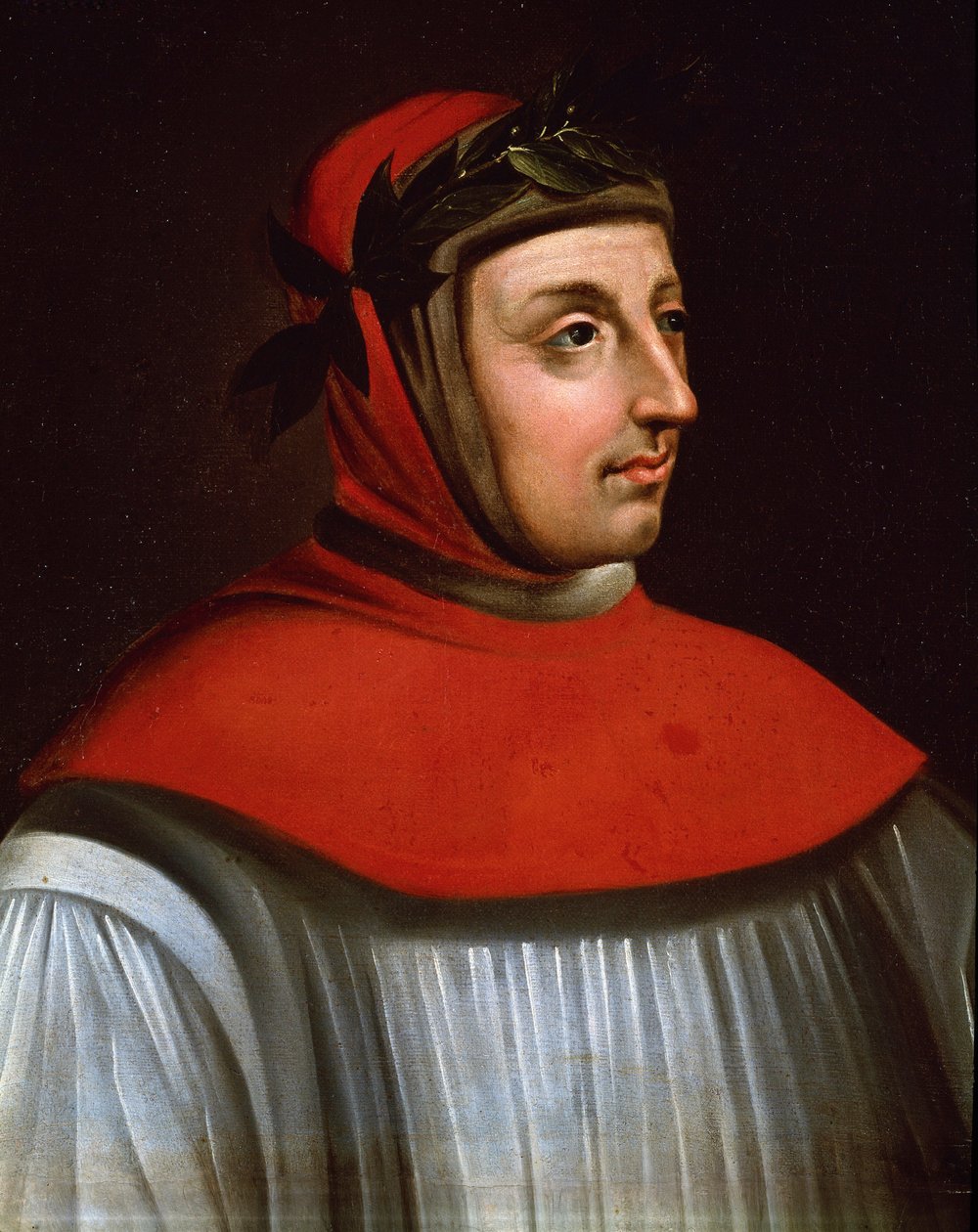 Retrato de Francesco Petrarca, chamado Petrarca (Pintura de French School