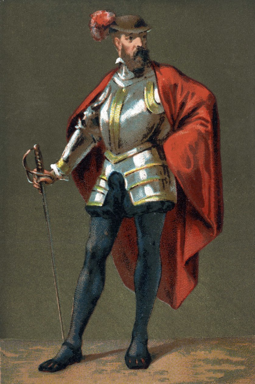 Retrato de Francisco Pizarro (François Pizarre de French School