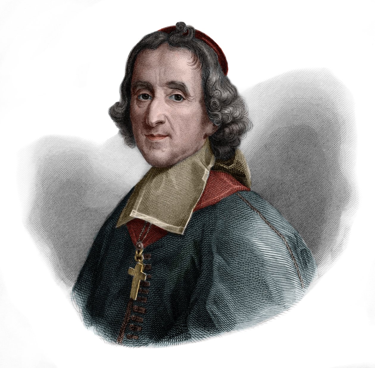 Retrato de François Fenelon (1651-1715) Arcebispo, teólogo, poeta e escritor católico francês. de French School