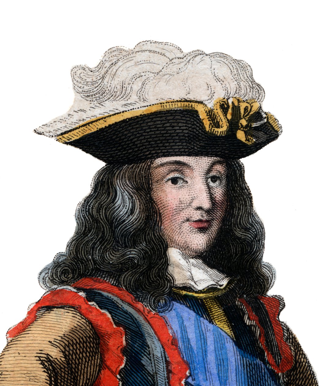 Retrato de François Henri de Montmorency Bouteville, chamado Marechal de Luxembourg, (1628-1695), general francês, marechal da França. de French School