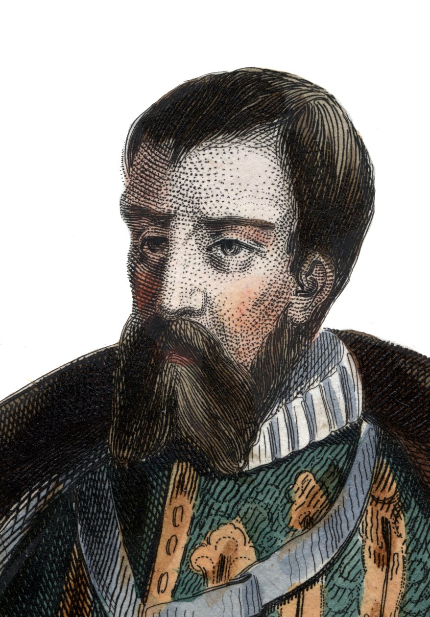 Retrato de Francois I de Lorraine (1519-1563), Duque de Guise, Duque de Aumale, soldado francês e político. de French School