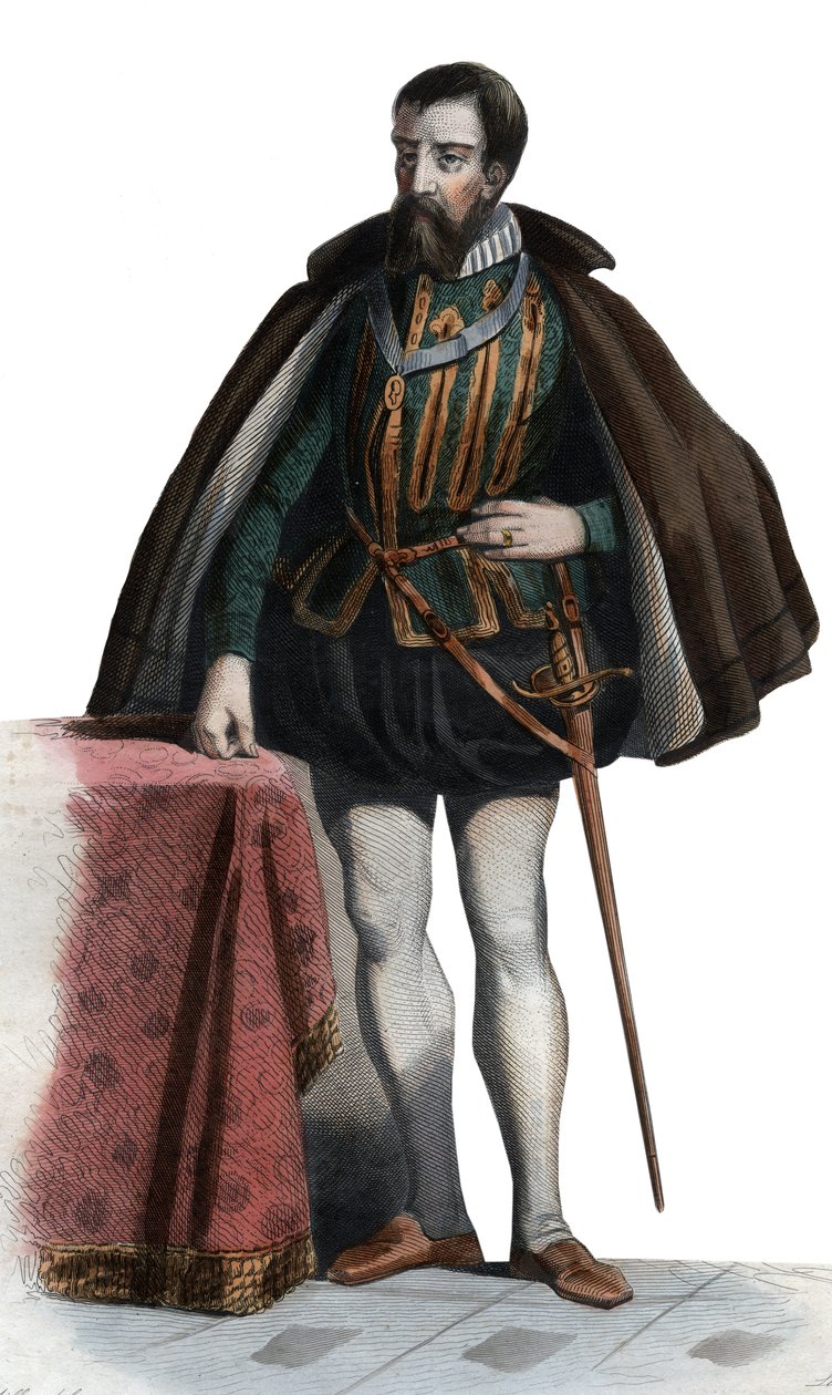 Retrato de Francois I de Lorraine (1519-1563), Duque de Guise, Duque de Aumale, soldado francês e político. de French School