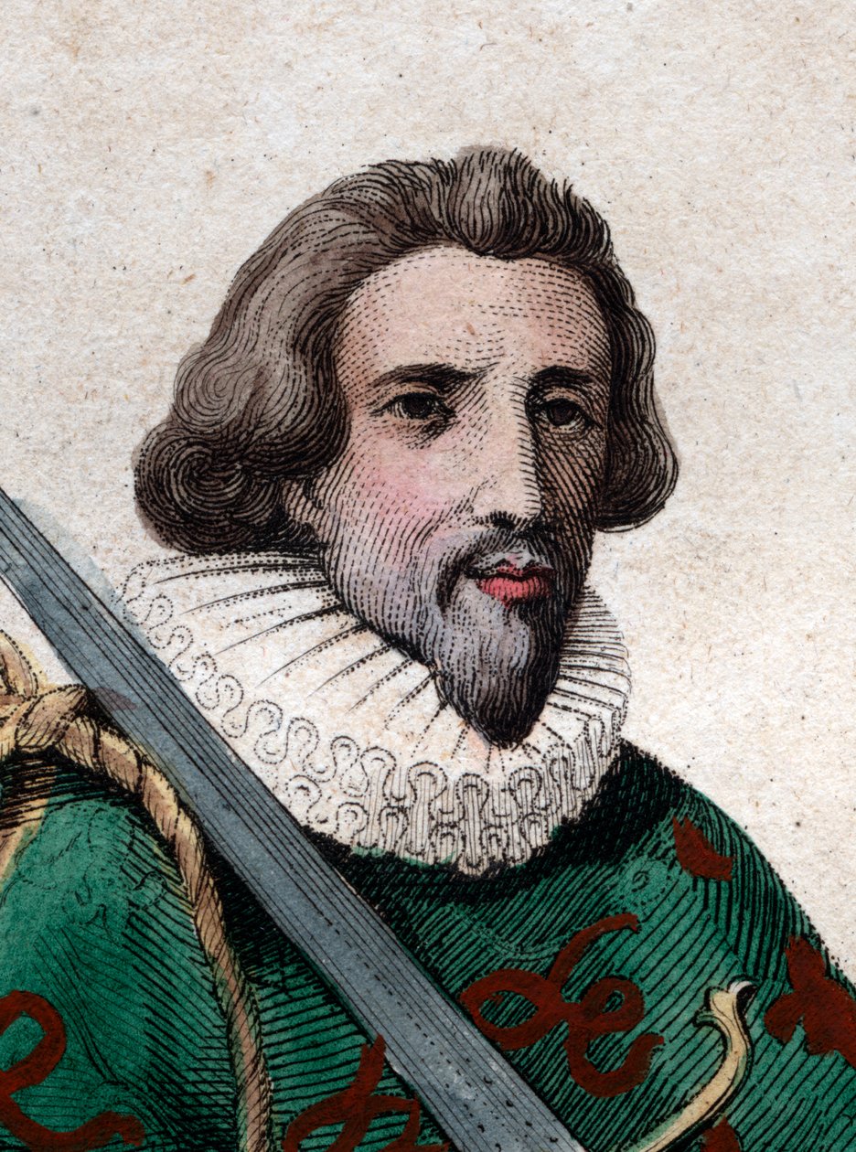 Retrato de François de Bonne, duque de Lesdiguieres (1543-1626), soldado francês e condestável da França. de French School