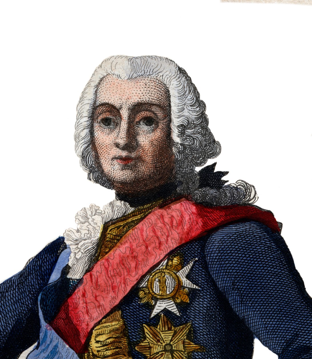 Retrato de François de Chevert (1695-1769), general francês. de French School