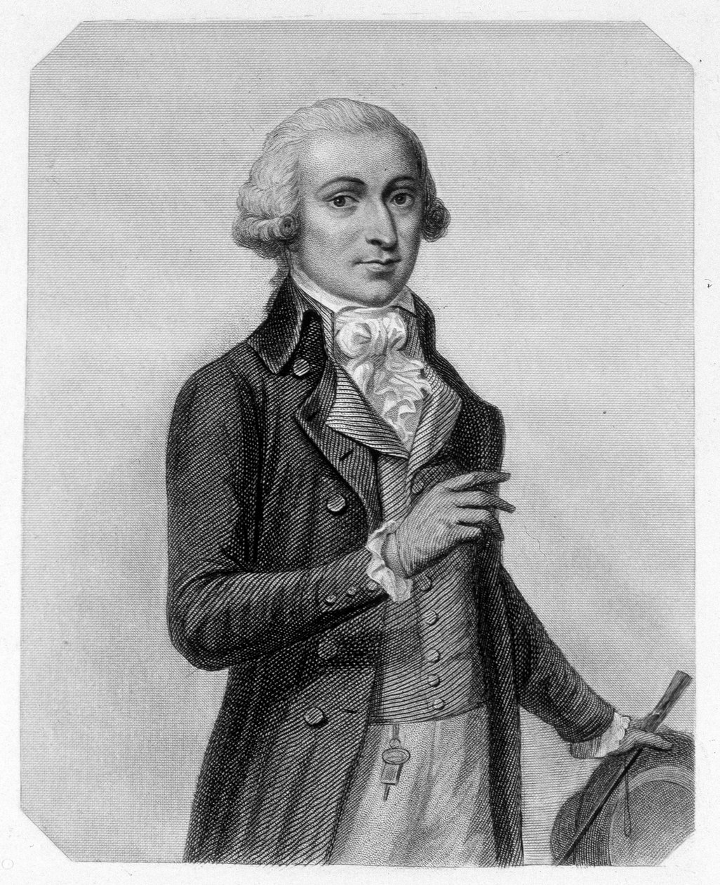 Retrato de François Buzot, político francês (1760-1794). Em "L