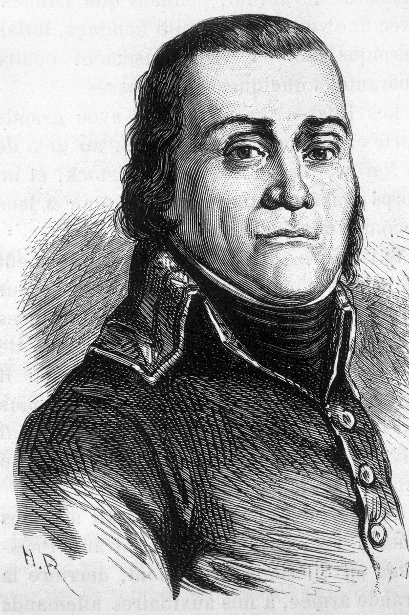 Retrato de François Joseph Lefebvre (1755 - 1820), Marechal e Par da França - in "A História da França" de Henri Martin de French School