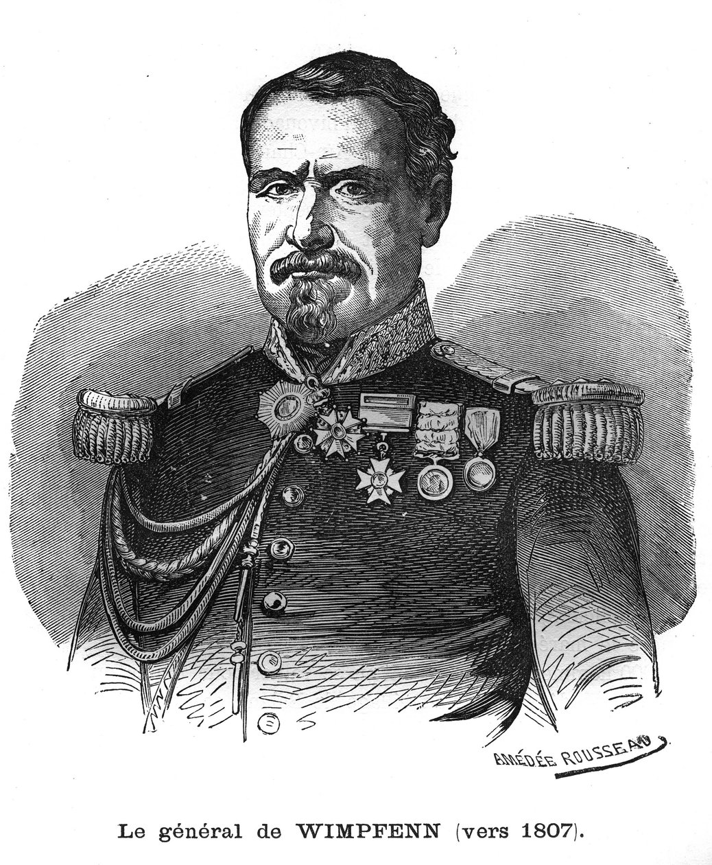Retrato do Barão Emmanuel Felix von Wimpffen (Wimpfenn de French School