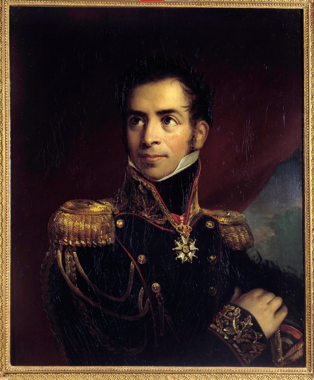 Retrato do General Barão Gourgaud (1783-1852) Pintura anónima. Século XIX. Ile d