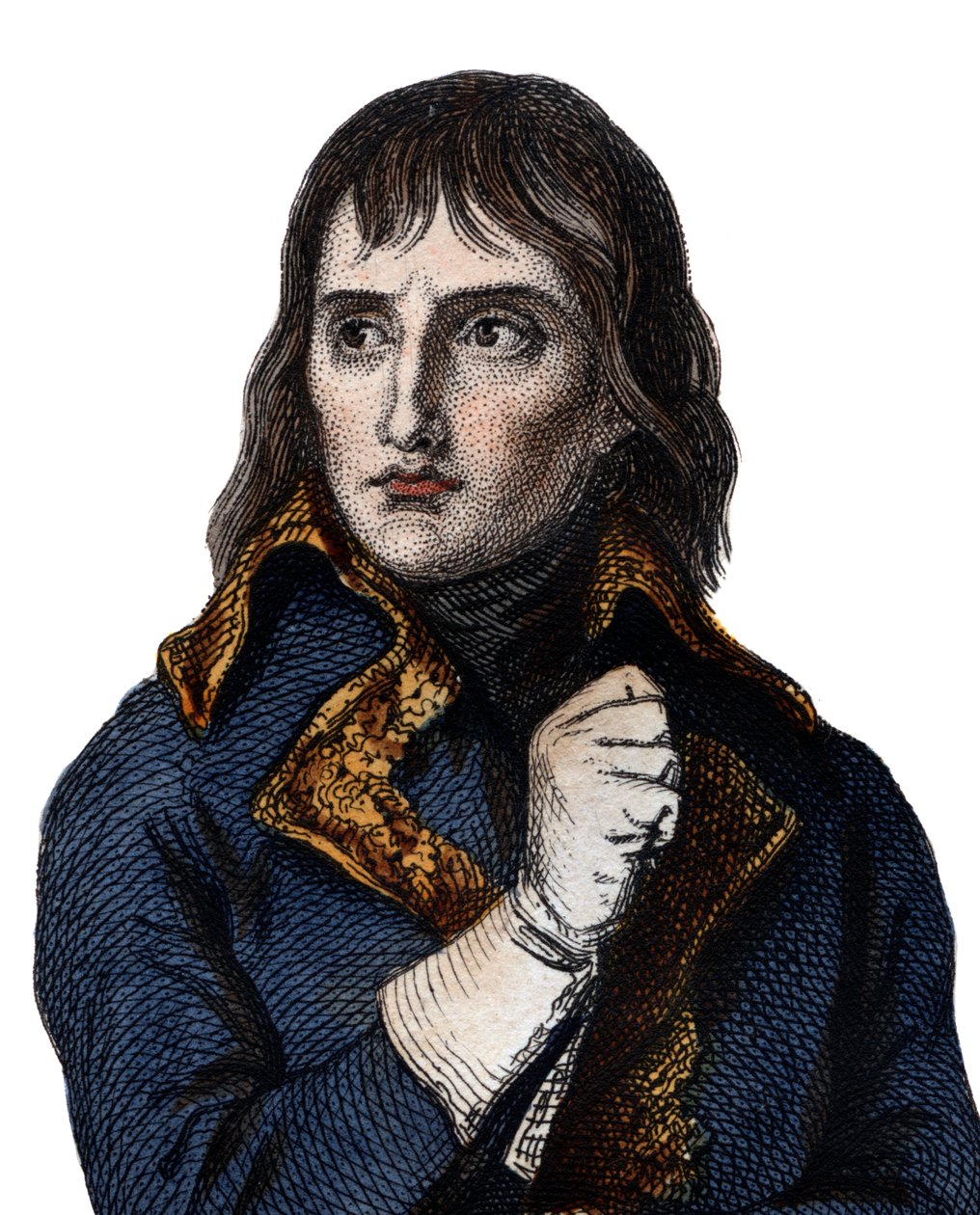Retrato do general Bonaparte (Napoleão Bonaparte) (1768-1821). de French School