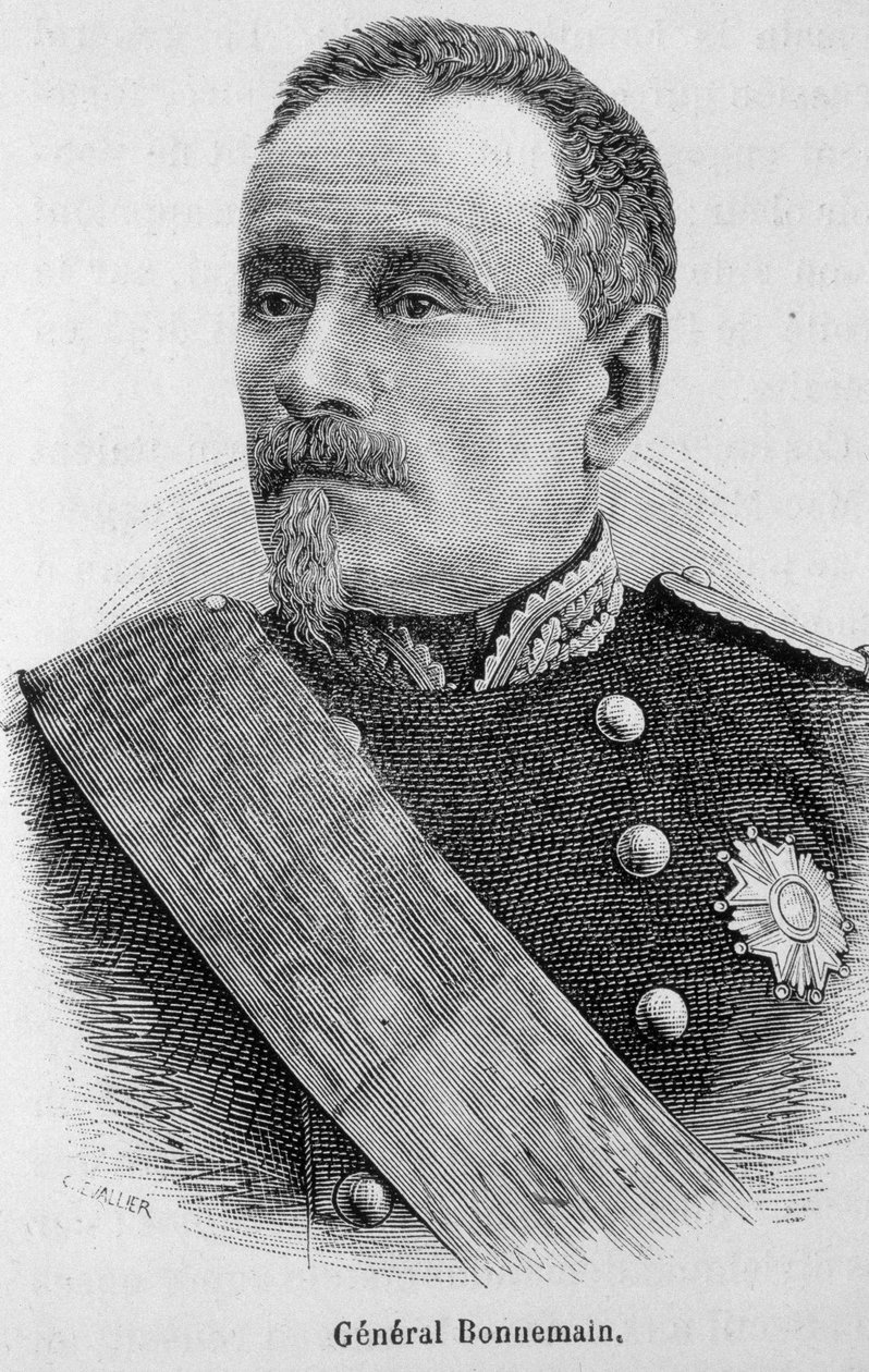 Retrato do General Bonnemain - em "L