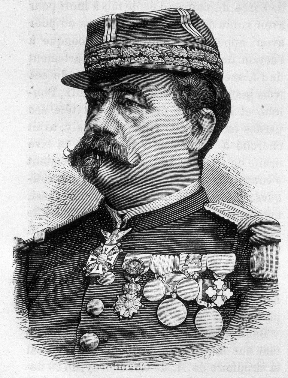 Retrato do General Carré de Bellemarre. de French School