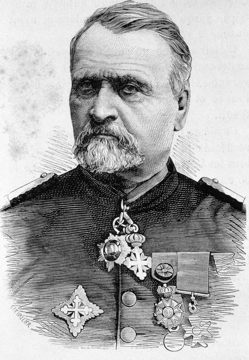 Retrato do General Emmanuel - Félix de Wimpffen (ou Wimpfen) de French School