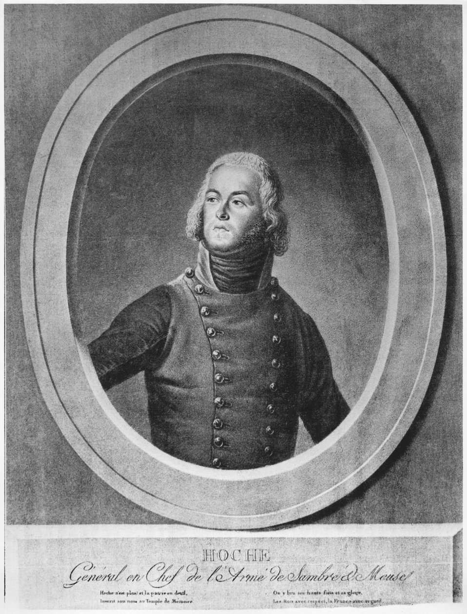 Retrato do general Louis Lazare Hoche de French School
