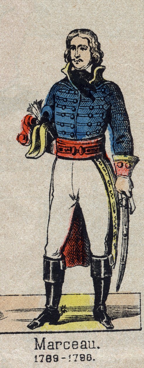 Retrato do General Marceau (1769-1796). de French School