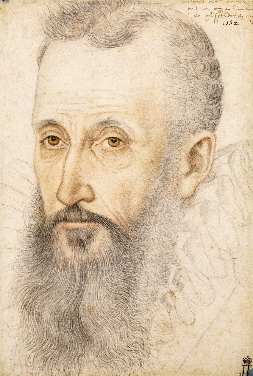 Retrato de George Talbot, conde de Shrewsbury, c.1582 de French School