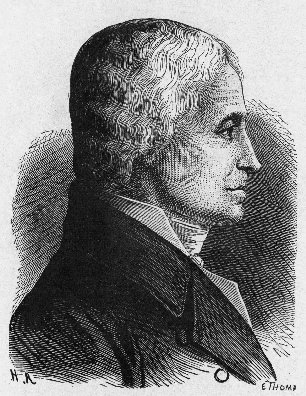 Retrato de Guillaume Carcel (1750 - 1812) - em "L