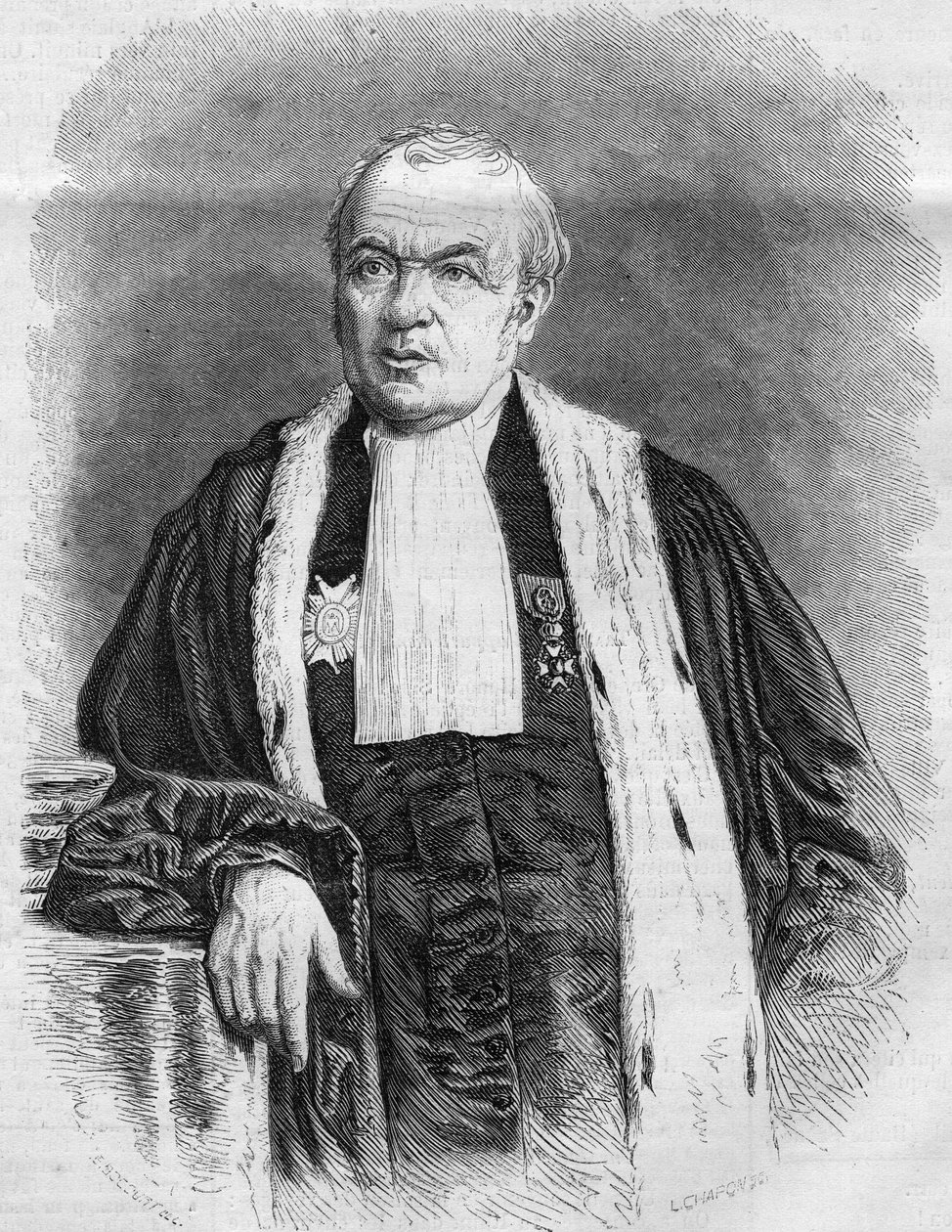 Retrato de Gustave Louis Chaix d