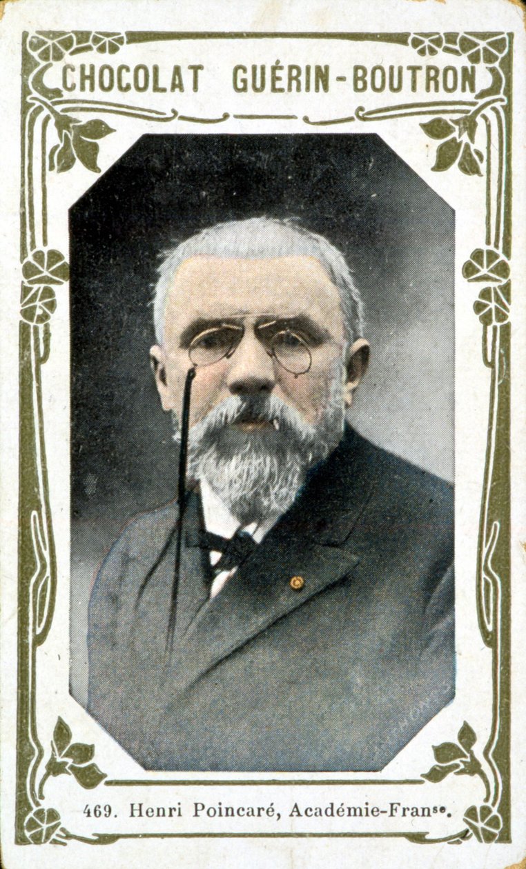 Retrato de Henri Poincaré de French School