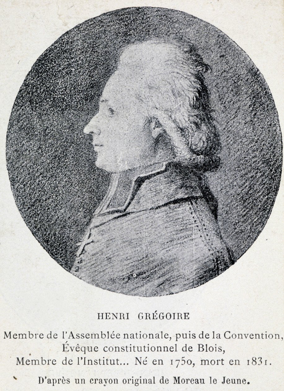 Retrato de Henri conhecido como o Abbe Gregoire (1750-1831), eclesiástico e político francês de French School