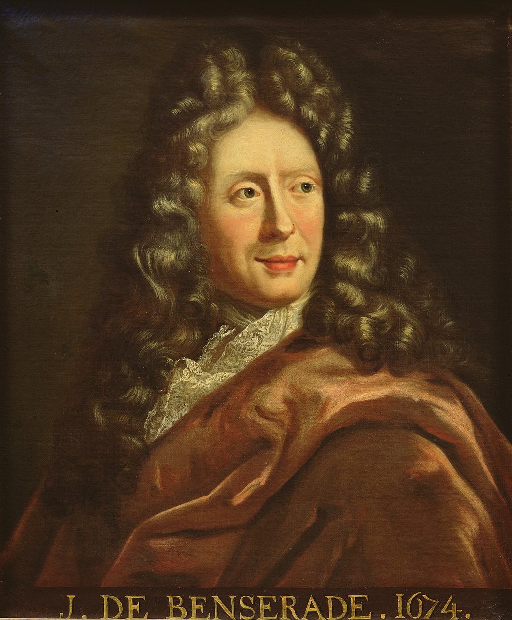 Retrato de Isaac de Benserade (1612-91) 1674 de French School