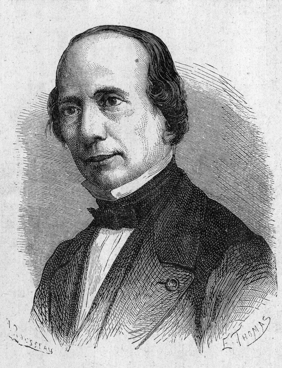 Retrato de J. Caselli, físico italiano - em "Album of Science; Ilustres cientistas; Grandes descobertas" 1896. de French School