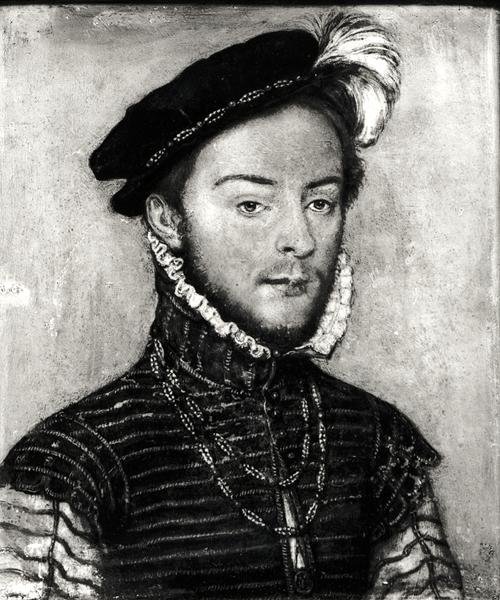 Retrato de Tiago de Sabóia (1531-1585) Duque de Nemours, c.1565 de French School