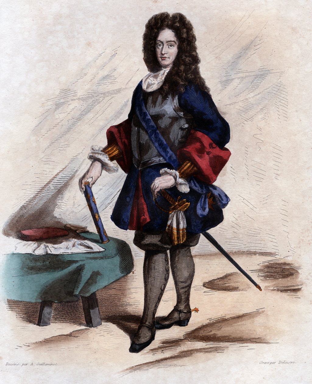 Retrato de James FitzJames, 1o duque de Berwick (1670-1734), líder militar francês. de French School