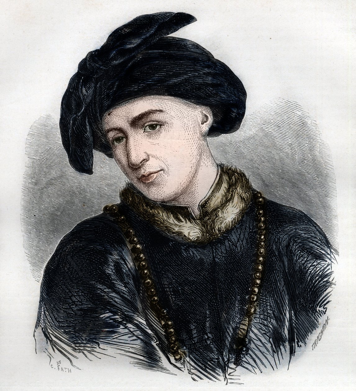 Retrato de Jan Hus (ou Jean Huss de French School
