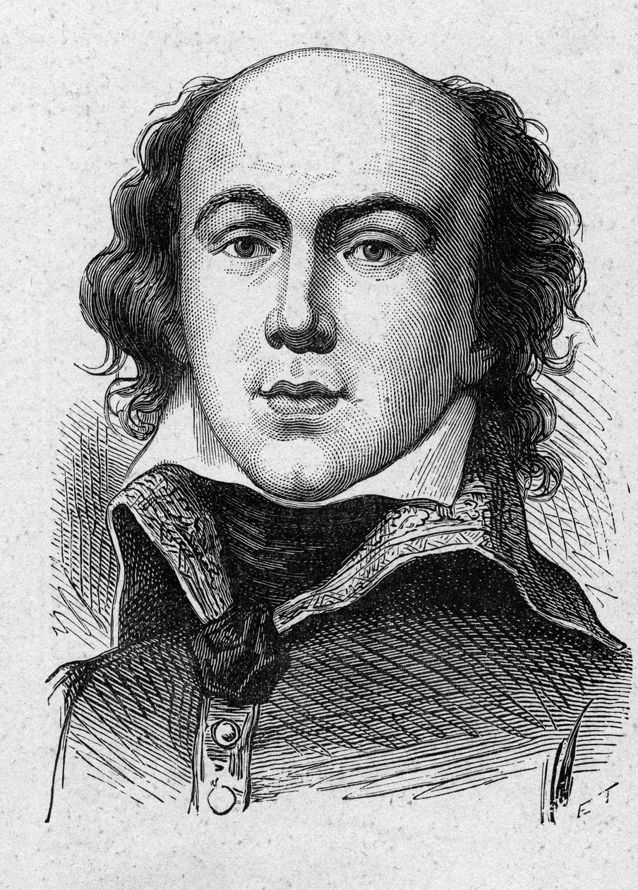 Retrato de Jean-Baptiste (Jean Baptiste) Annibal Aubert du Bayet (DuBayet) (1757-1797) político e general francês. de French School