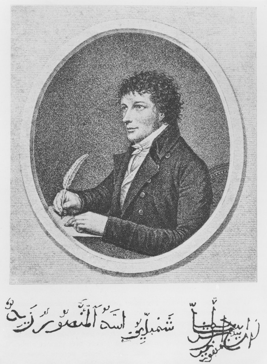 Retrato de Jean-François Champollion (1790-1832) de French School