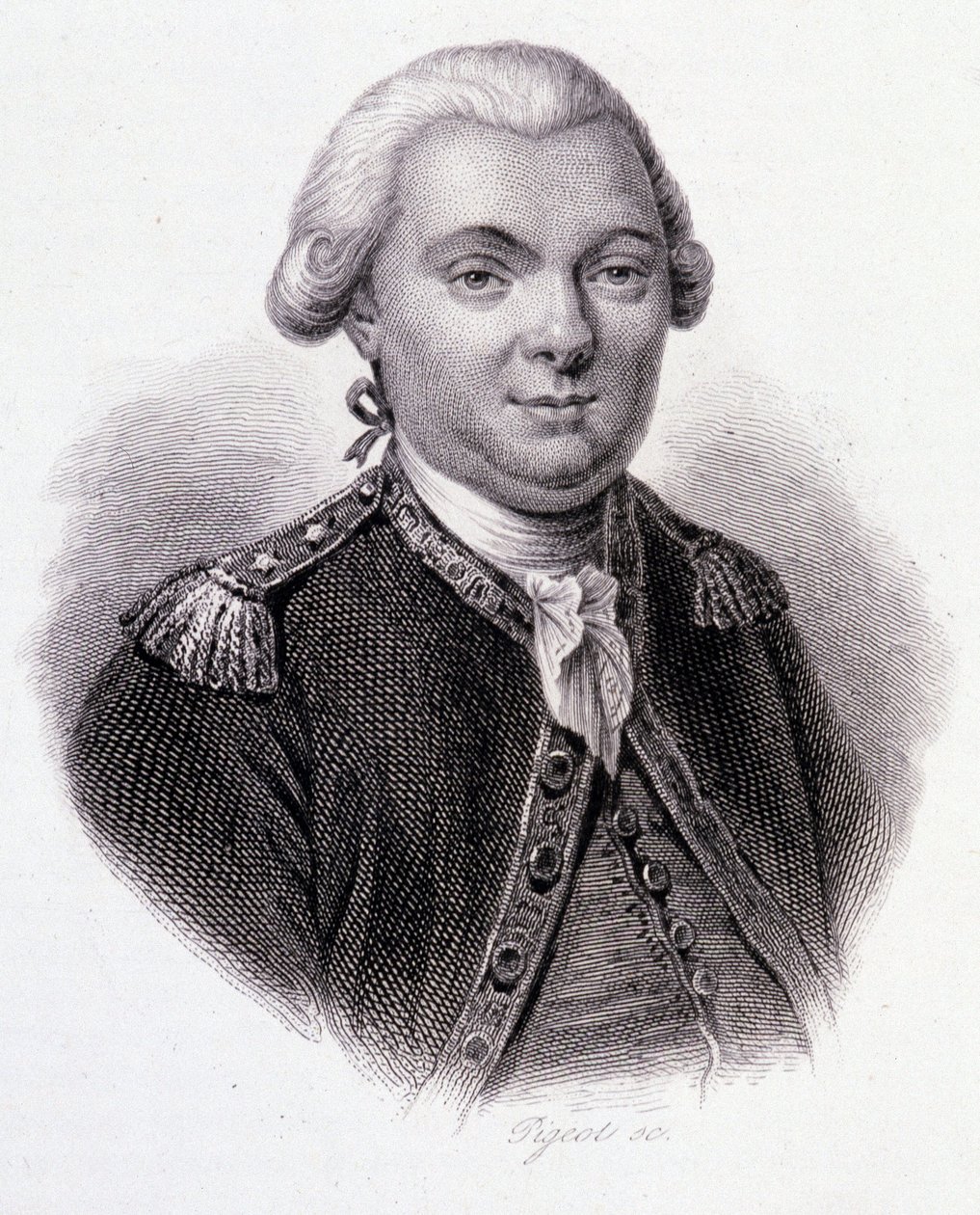Retrato de Jean-François Galaup, conde de La Perouse (Jean Francois Laperouse de French School