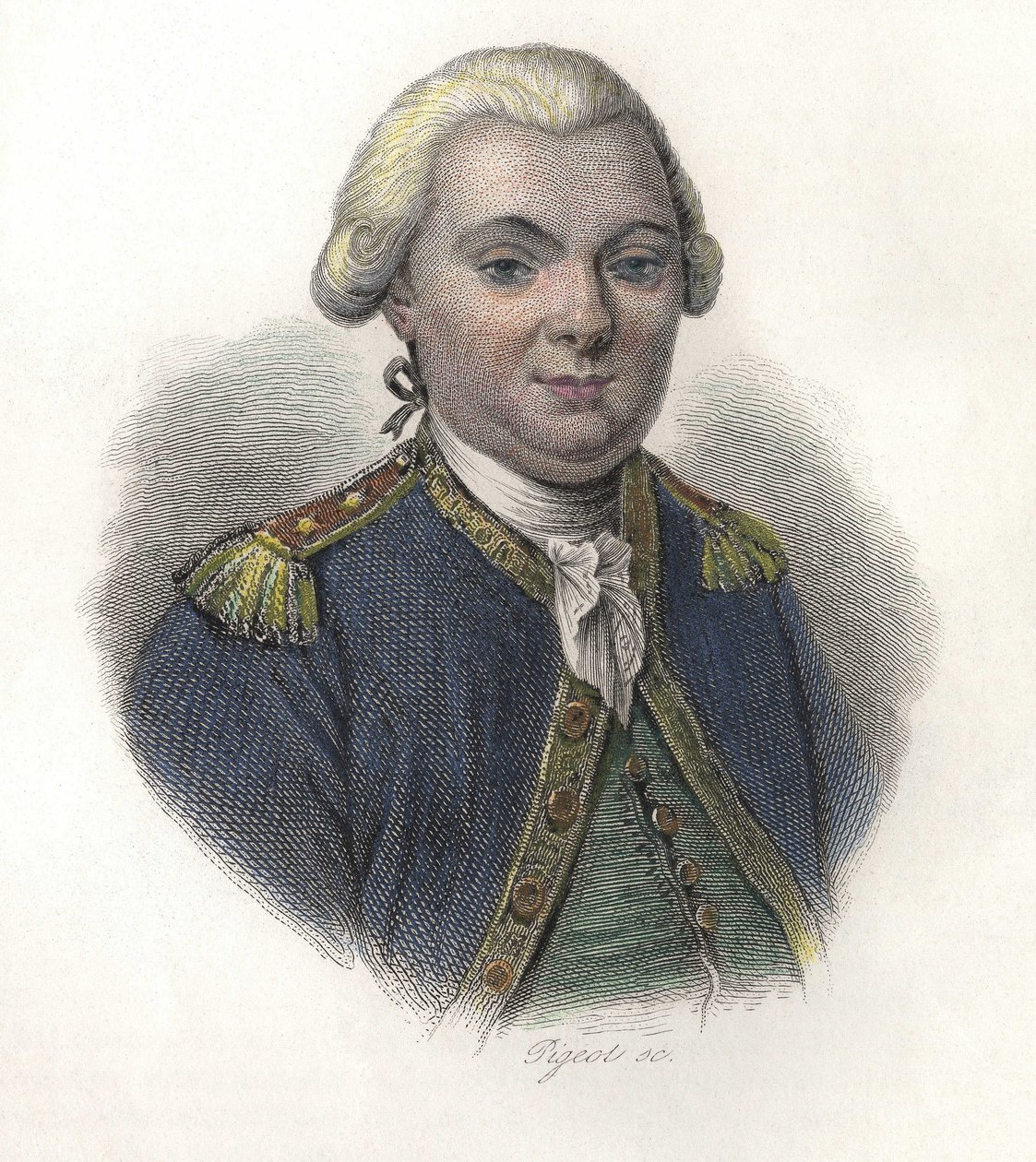 Retrato de Jean-Francois Galaup, Conde de La Perouse (Jean Francois Laperouse de French School