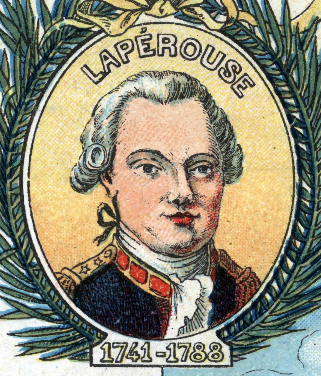 Retrato de Jean-Francois Galaup, Conde de La Perouse (Jean Francois Laperouse de French School