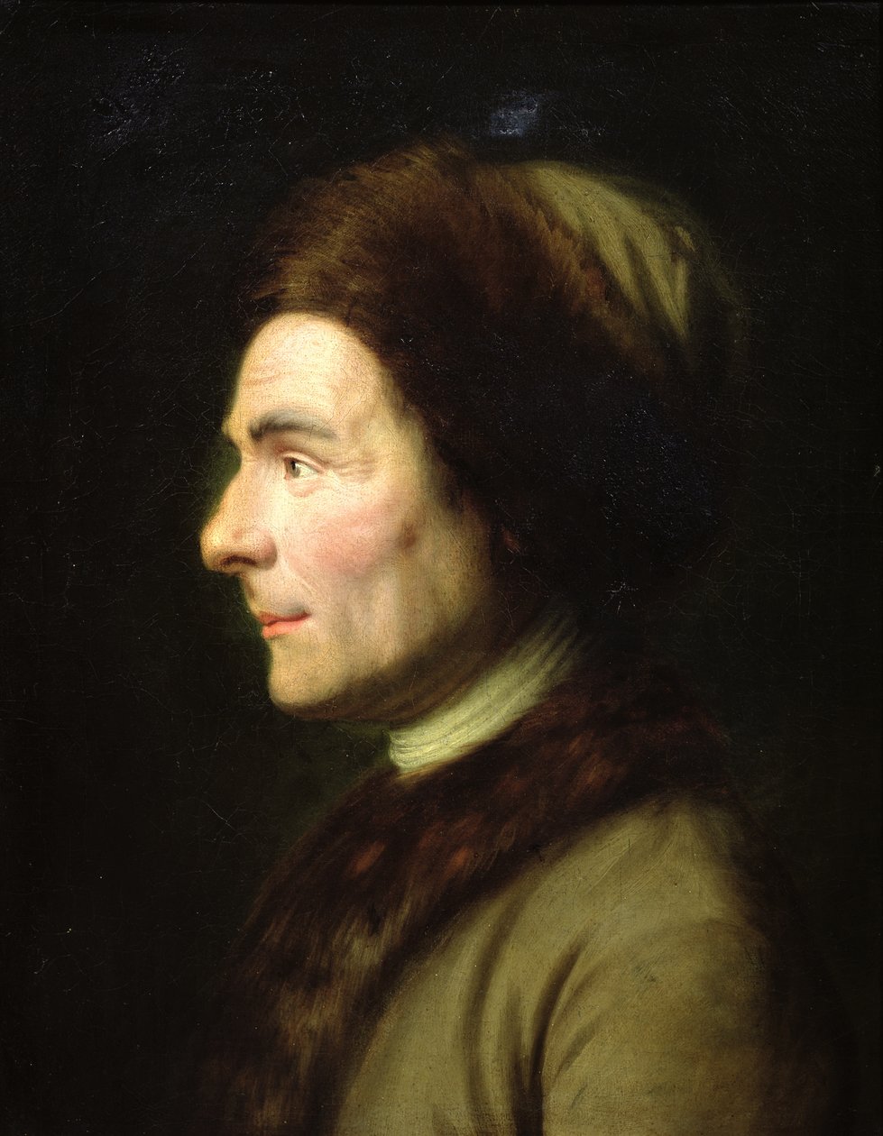 Retrato de Jean-Jacques Rousseau (1712-1778) de French School
