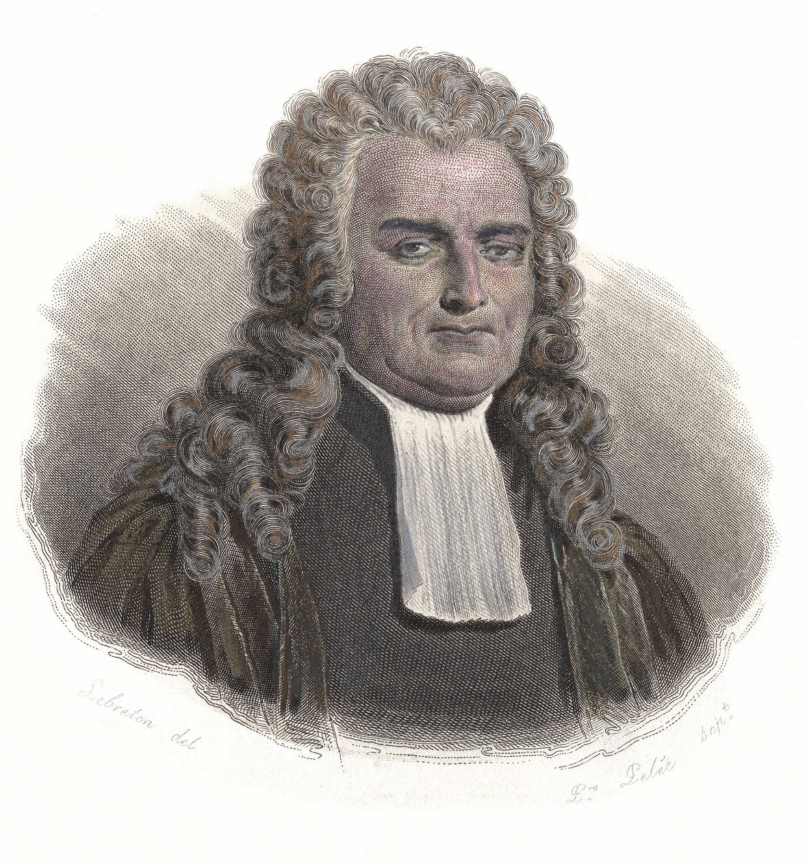 Retrato de Jean Baptiste Antoine de Montyon (1733-1820), economista e magistrado francês. in "Portraits des Hommes Useful" (Retratos dos Homens Úteis) de French School