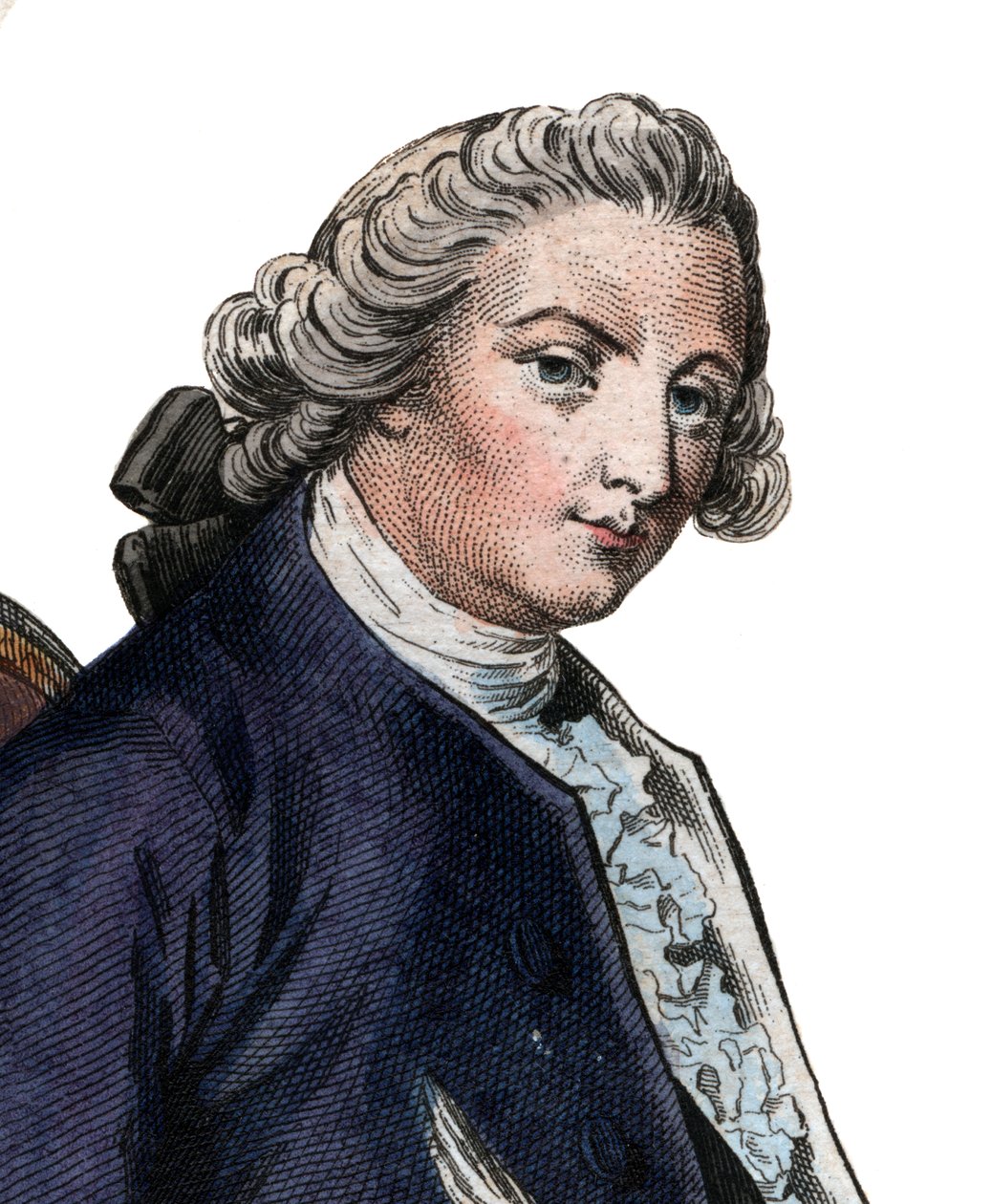Retrato de Jean Baptiste Louis Gresset (1709-1777), poeta e dramaturgo francês. de French School