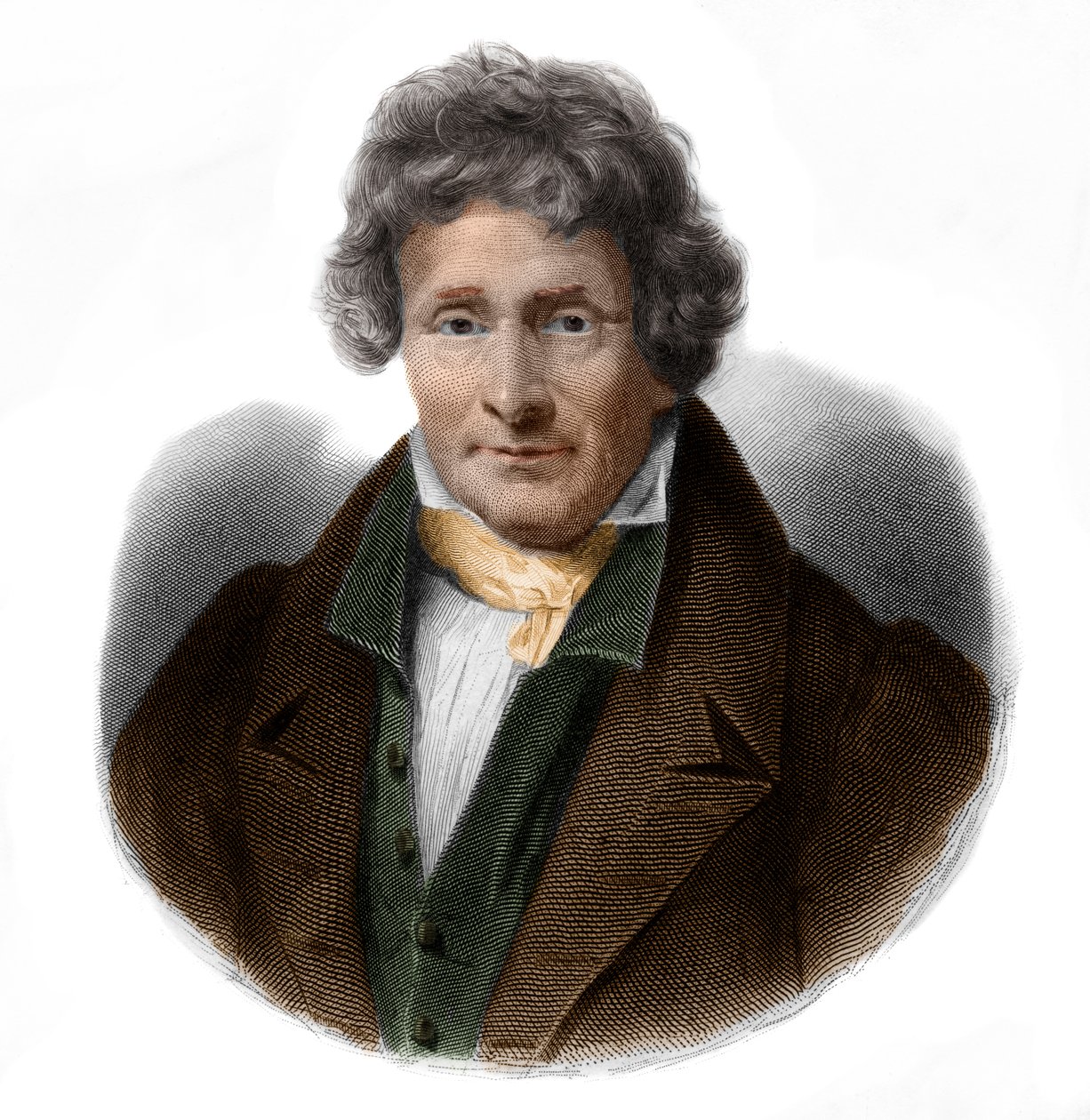 Retrato de Jean François Le Breton (1762-1838) pintor e físico. de French School