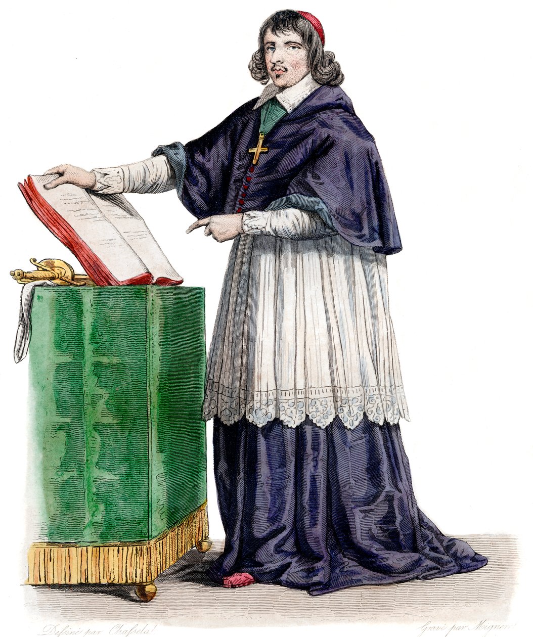 Retrato de Jean François Paul de Gondi (Gondy) (1614-1679), Cardeal de Retz, bispo coadjutor francês. de French School